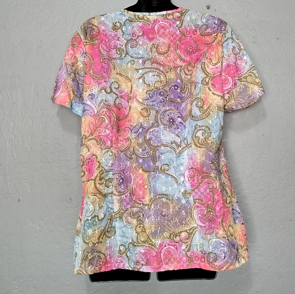 Elan Women's Scrub Top L - Picture 4 of 5